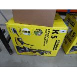 +VAT Boxed Karcher K5 electric pressure washer with patio cleaning head