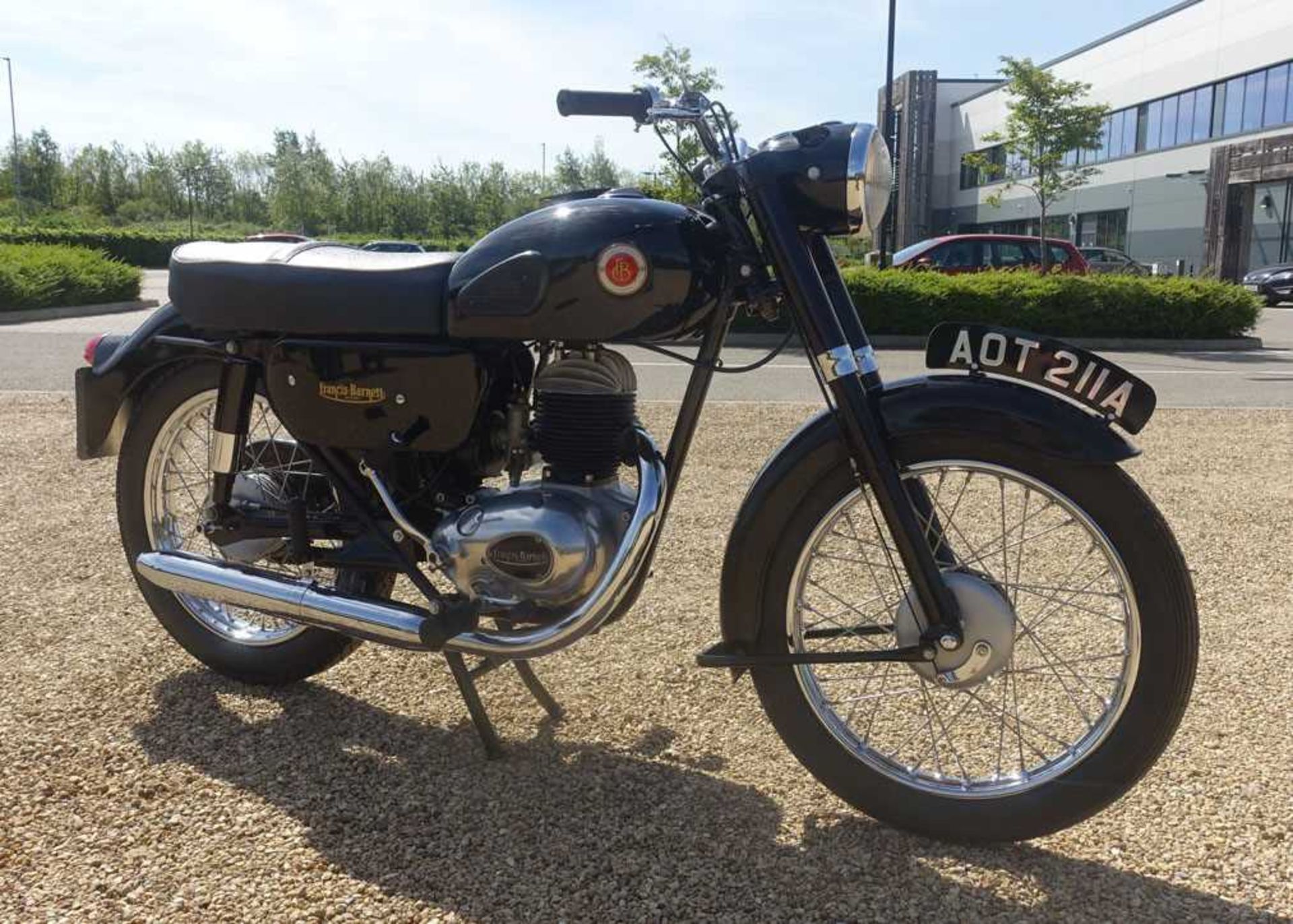 (AOT 211A) 1960 Francis-Barnett Falcon restored motorcycle, first registered in the UK 13/12/1988,