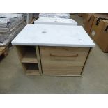 Small vanity unit with top, no sink