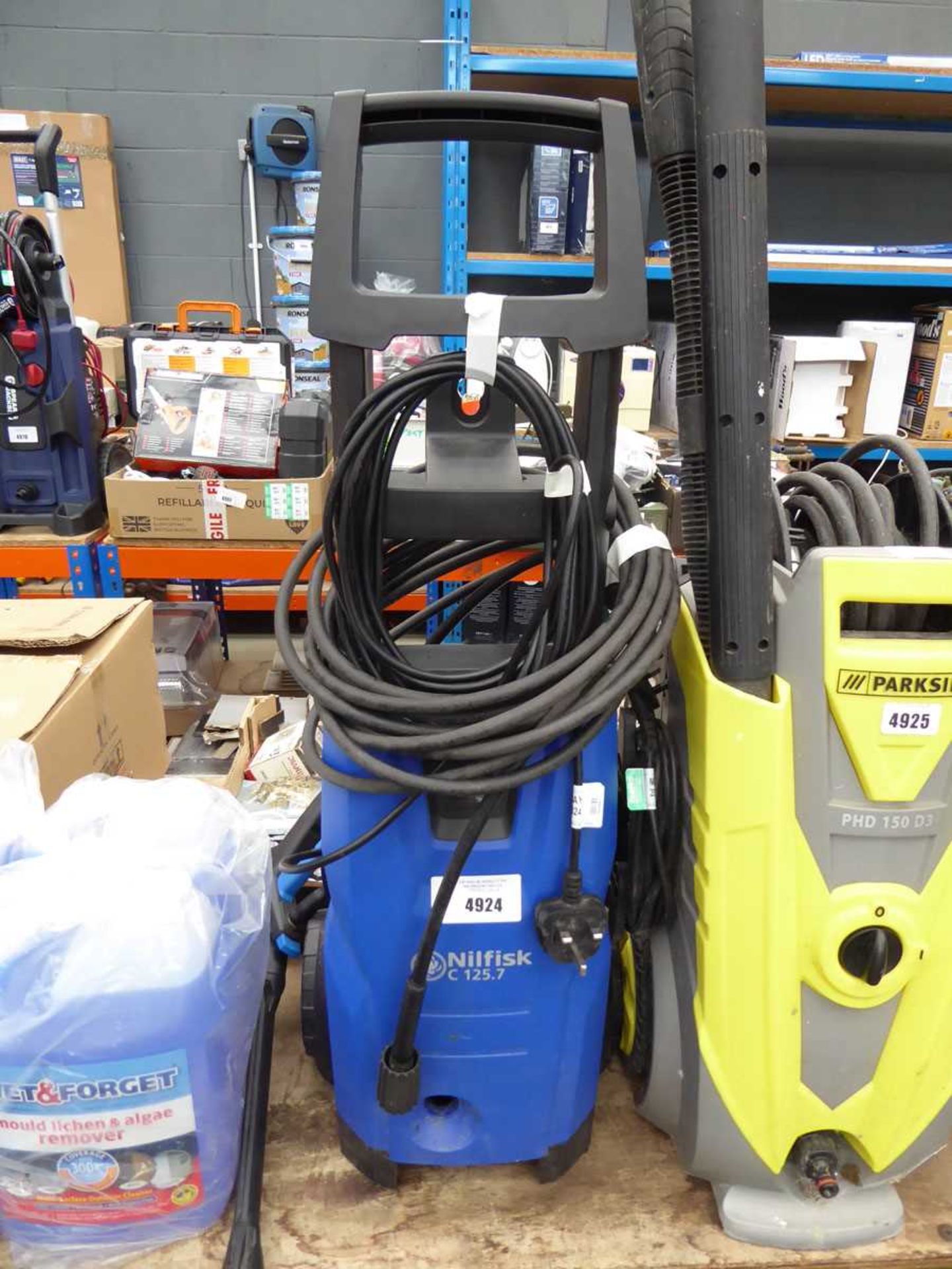 +VAT Nilfisk C125 electric pressure washer