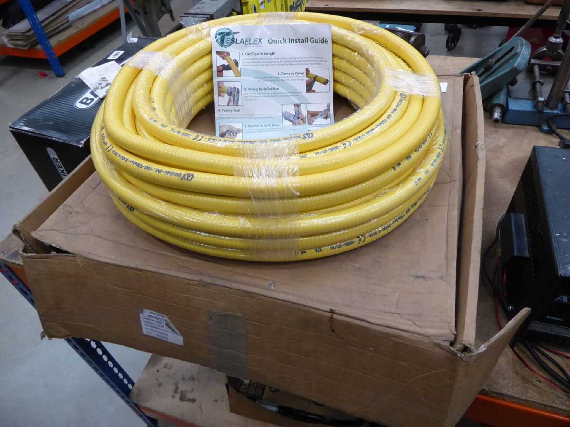 +VAT Roll of Teslaflex flexible gas tubing