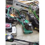 Qualcast petrol powered cylinder mower - no grass box