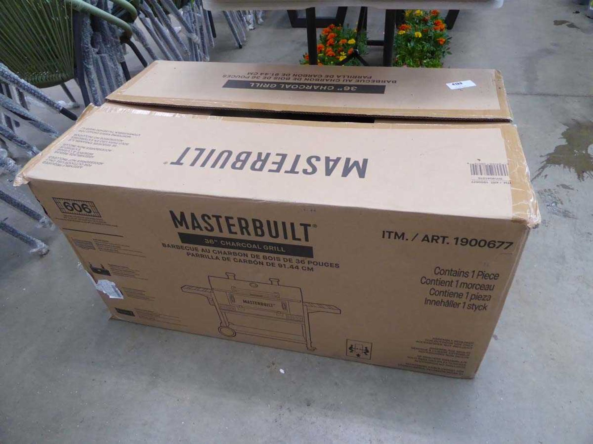 +VAT Boxed master built charcoal BBQ