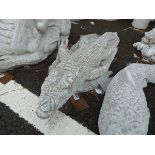 Concrete alligator