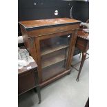 Single door glazed display cabinet