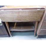 Drop leaf hostess trolley