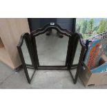 Triple swing mirror