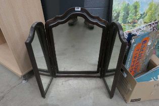 Triple swing mirror