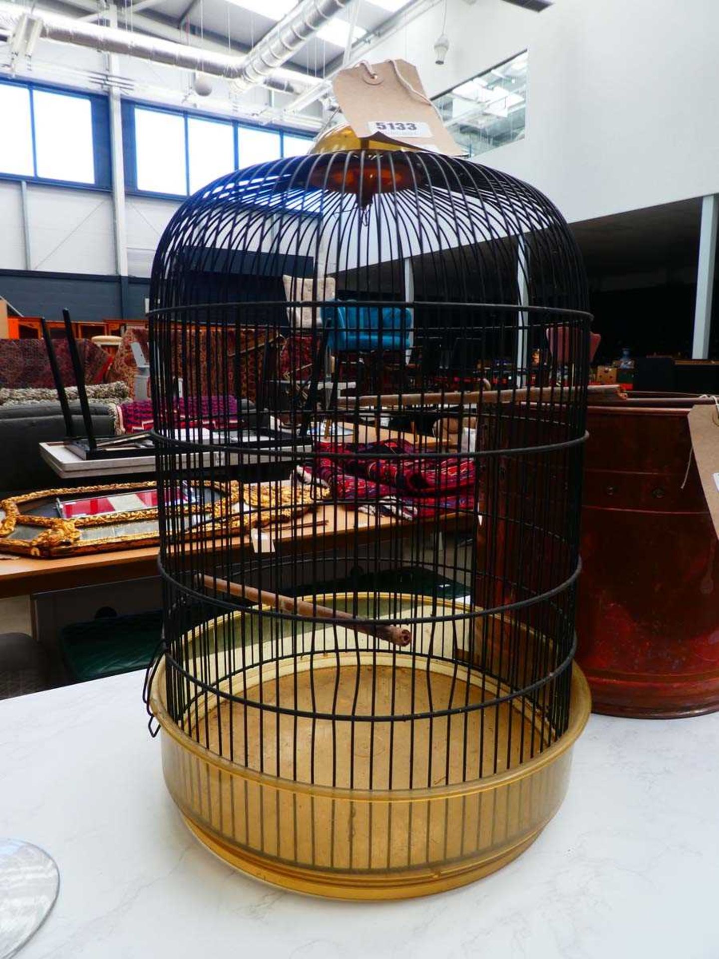 (8) Bird cage - Image 2 of 2