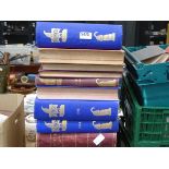 Large quantity of books to include Punch