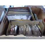 Quantity of 7" singles and LPs
