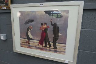 Framed and glazed Jack Vettriano picture