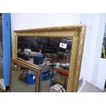 +VAT (2) Gilt framed rectangular mirror