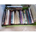 Box of books to include Household Hints, Churchill etc