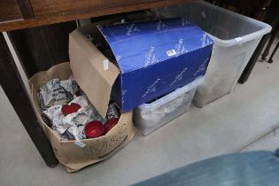 Four boxes of assorted crockery and household china