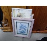 Quantity of pictures and a window effect frame