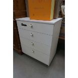 White 4 drawer chest of drawers
