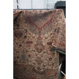 (3) Luxurious extra heavy duty carpet in wool with floral and geometric design