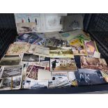 Cage containing photographs and collectible cards