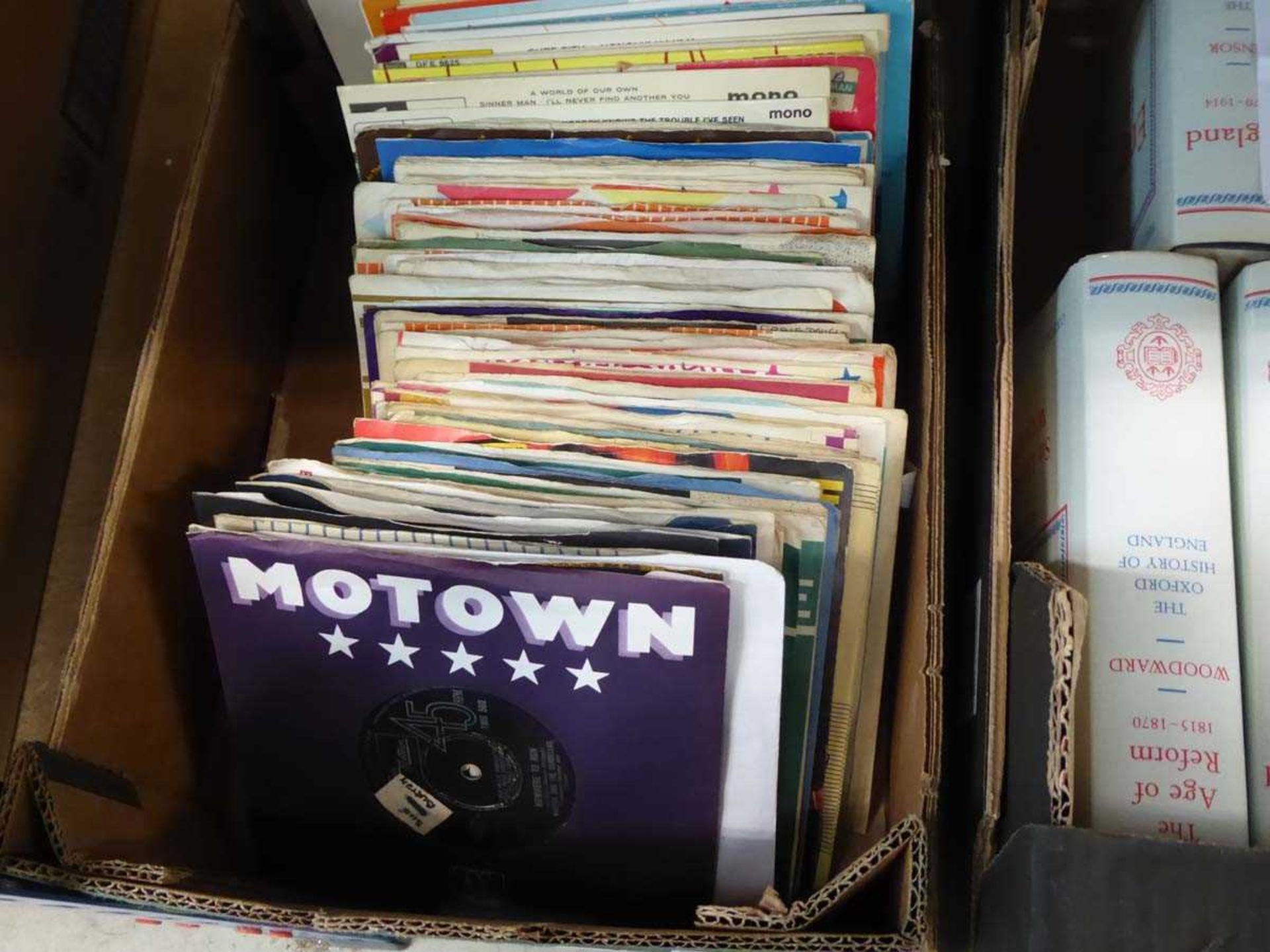 Box of 7" singles