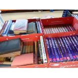 4 boxes of assorted books to include history books, reference books etc