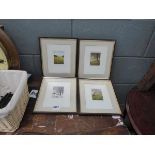 4 assorted small Limited Edition pictures of mountain scenes