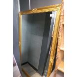 +VAT (7) Gilt framed rectangular mirror