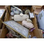 2 boxes of assorted ceramics, ornaments etc