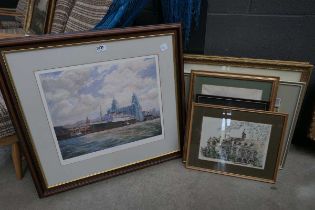 Framed and glazed pictures of Mersey Memories