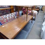 Teak coffee table and a small single table