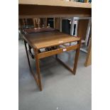 Danish teak single occasional table