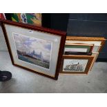 Framed and glazed pictures of Mersey Memories