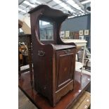 Mirror backed coal scuttle, occasional table and umbrella stand