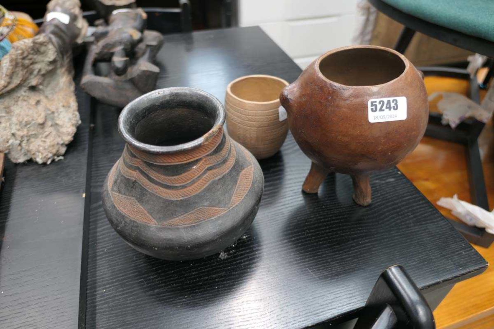 Small quantity of tribal pottery