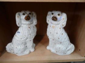 Pair of Staffordshire dogs