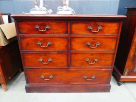 Victorian 6 over 1 chest of drawers