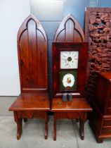 Pair of gothic style chairs