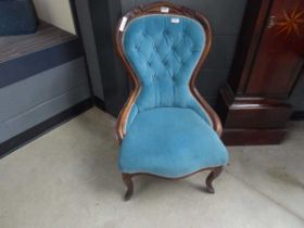 Button back nursing chair