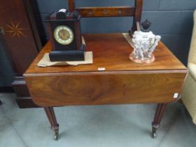 Victorian mahogany drop side table