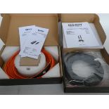 +VAT 2x Boxed Lindy cables, 1x USB 3.0 active optical cable 30m, and 1x 10m USB 3.2 and DP 1.4