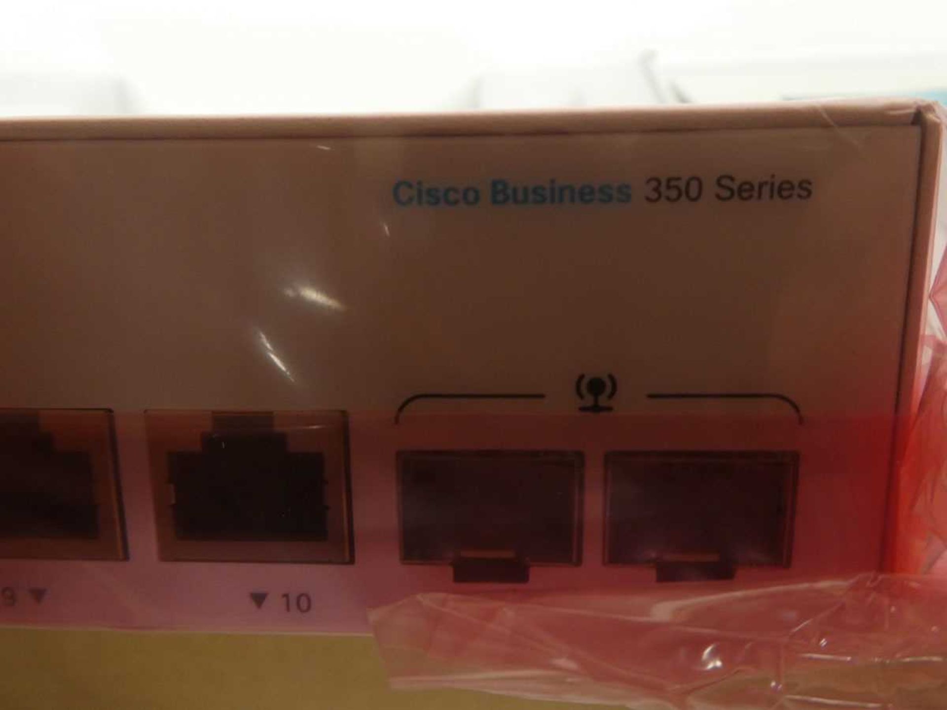 +VAT Cisco Business 350 Series switch in box with power supply - Image 2 of 4