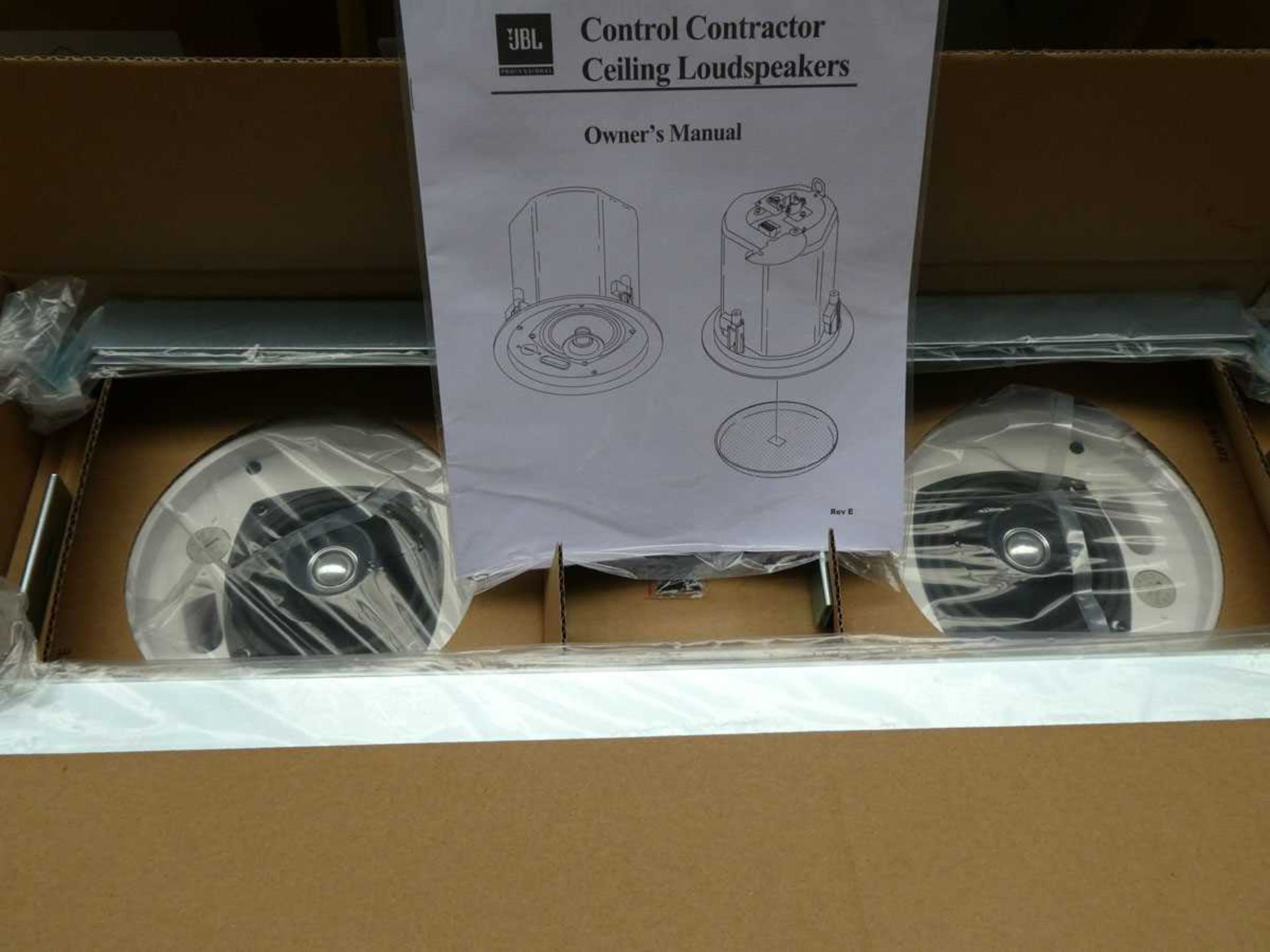 +VAT Boxed 4x JBL Control Contractor Series 24ct background/foreground ceiling speakers - Bild 2 aus 2