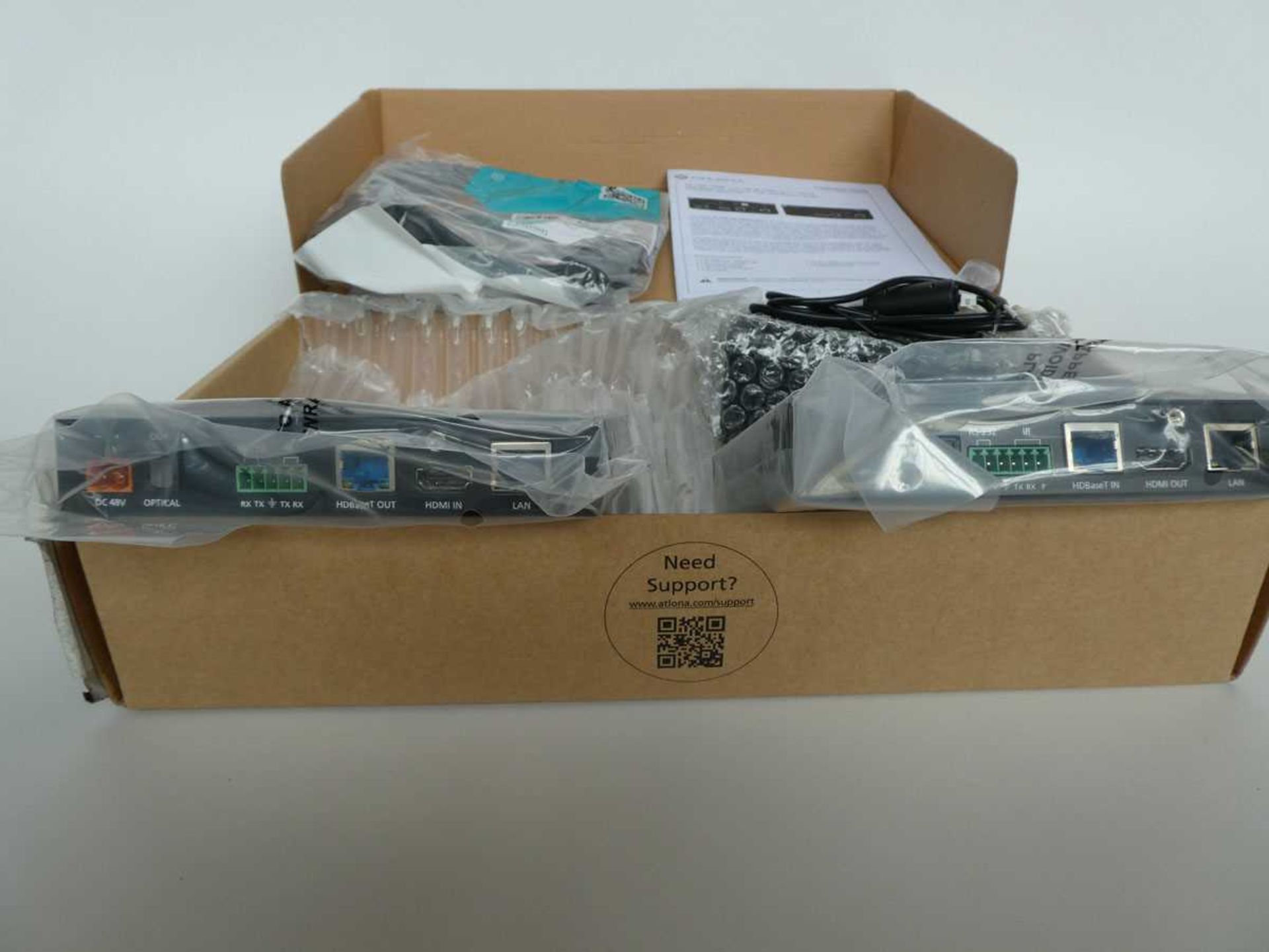 +VAT Atlona AT-HDR-EX-100CEA-KIT 4K HDBaseT transmitter/receiver kit for HDR formats in box - Bild 3 aus 5