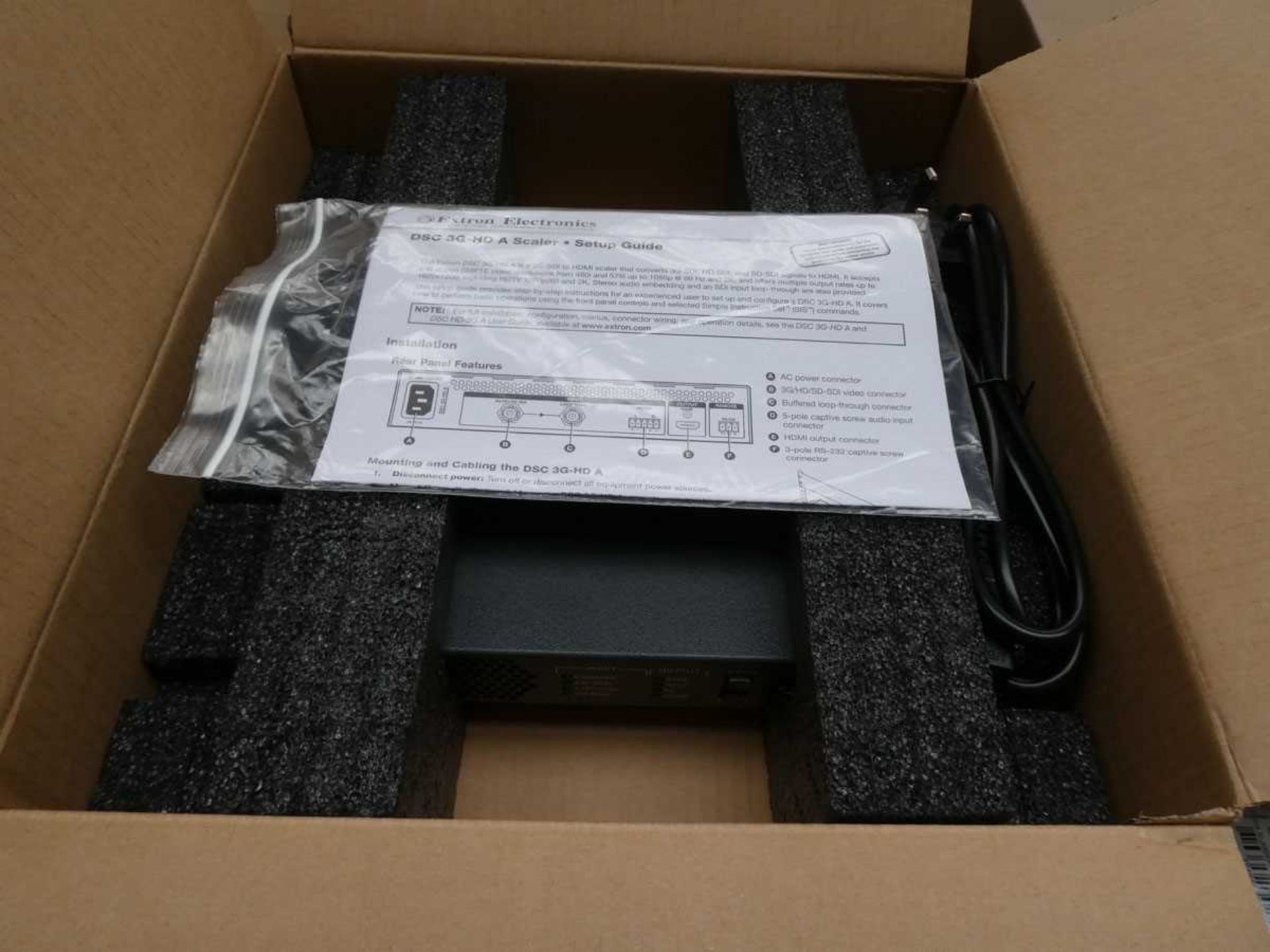 +VAT 2x Extron DSC 3G-HD A SDI HDMI scaler in boxes