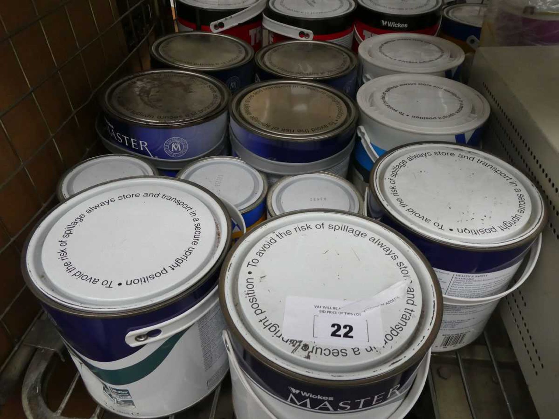 +VAT Quantity of various paints and a RS battery backup - Image 2 of 2