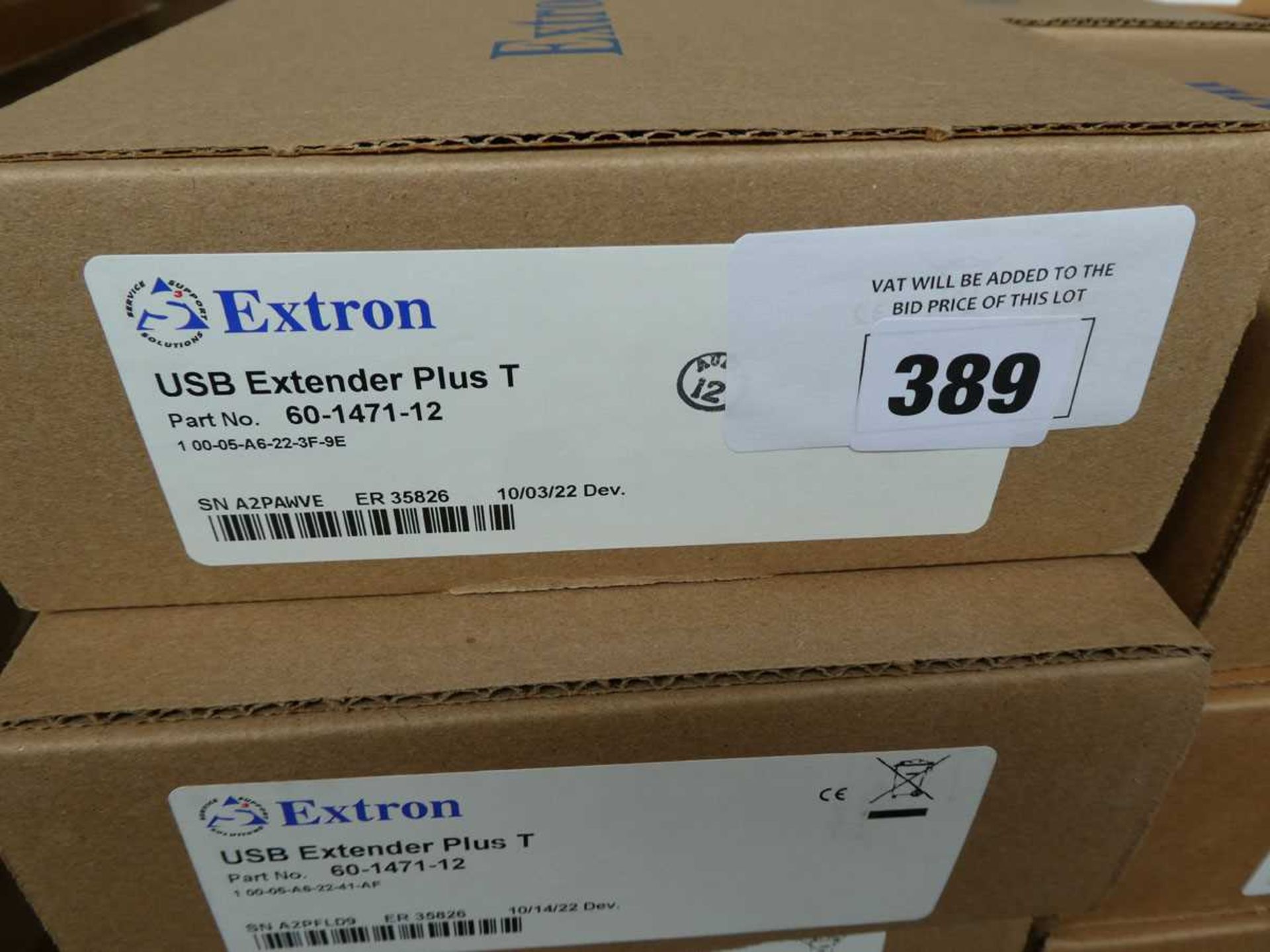 +VAT 21 Extron USB Extender Plus T transmitters