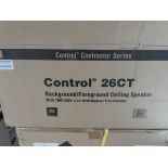 +VAT Boxed 2x JBL Control Contractor Series 26ct background/foreground ceiling speakers