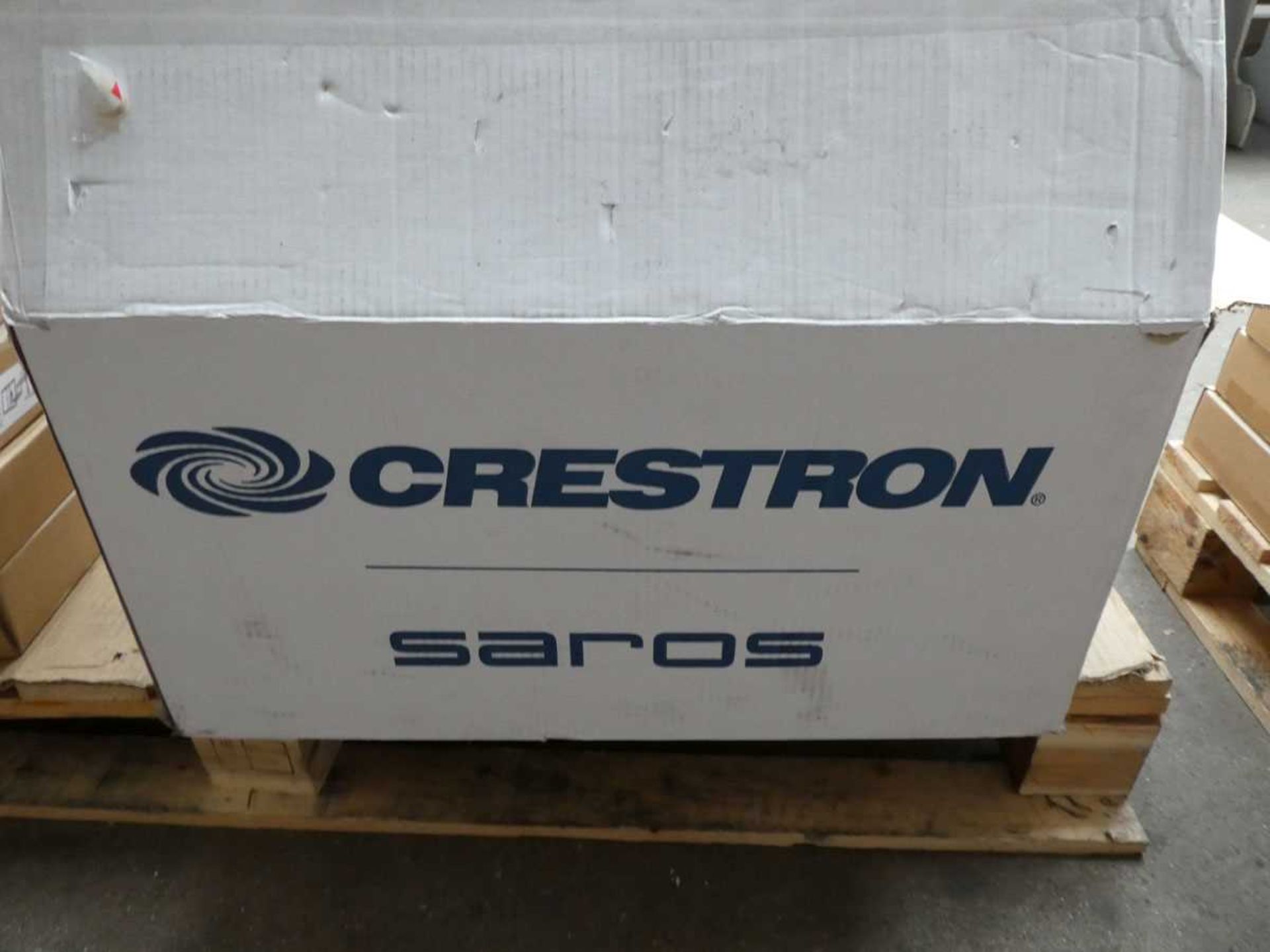 +VAT Pair of of boxed Crestron Saros PD4T-B-T Pendant speakers - Image 2 of 2