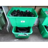 +VAT 2 green trays including power leads and cables
