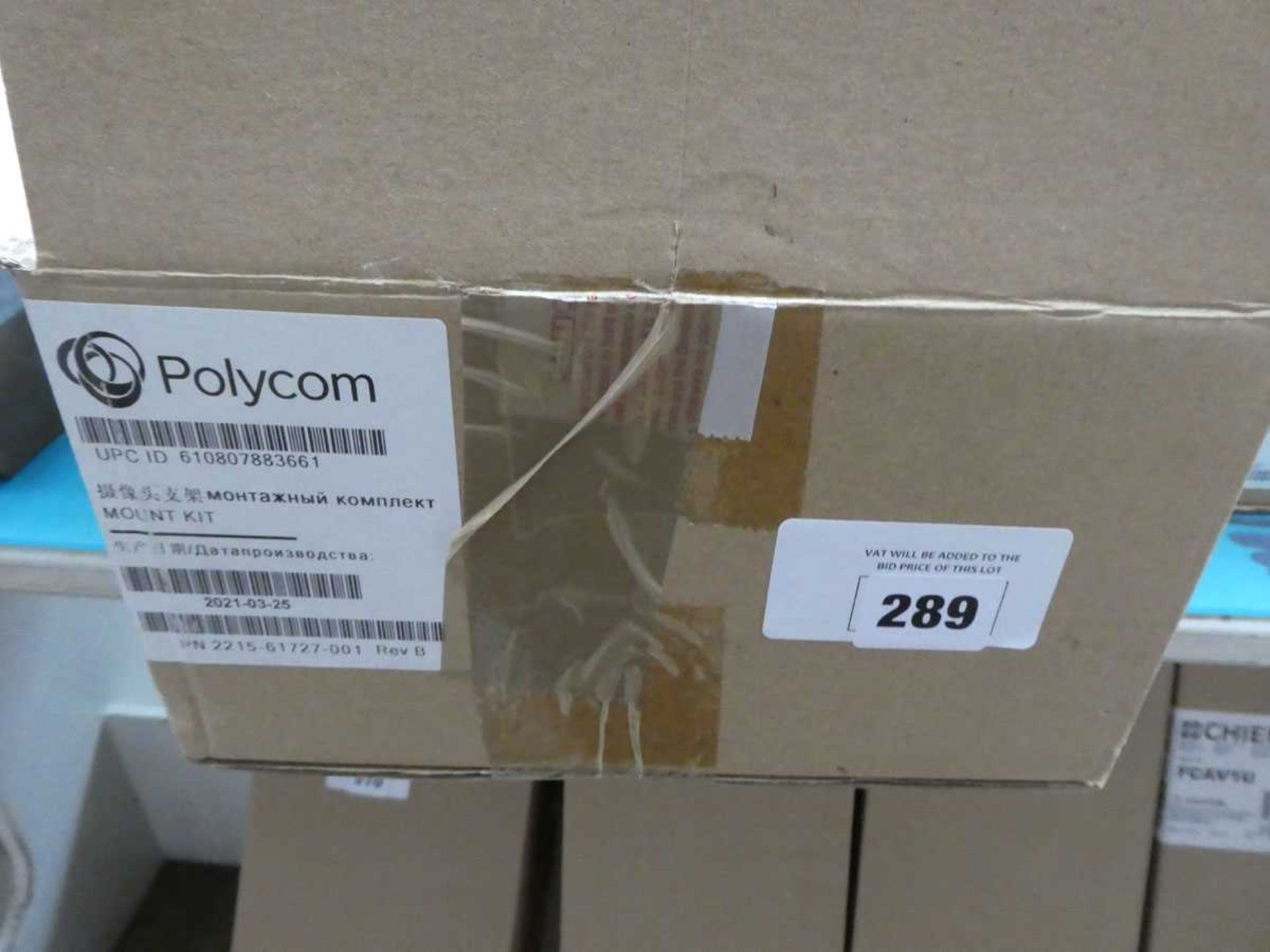 +VAT Polycom Eagle Eye 1v Mk4 USB camera mounting bracket in box - Image 2 of 2